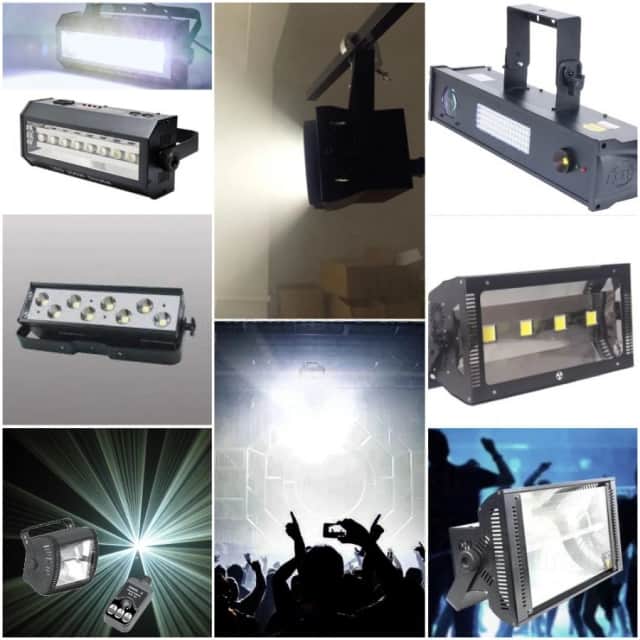 ქირავდება სტრობო განათება 100W, 200W, 1500W